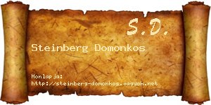 Steinberg Domonkos névjegykártya