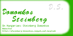 domonkos steinberg business card